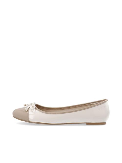 Bianco Ballerinasko 'CELINE'  beige / hvid