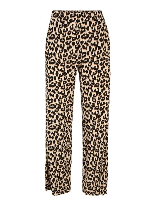 Vero Moda Petite Bukser 'EASY'  beige / mørkebeige / sort