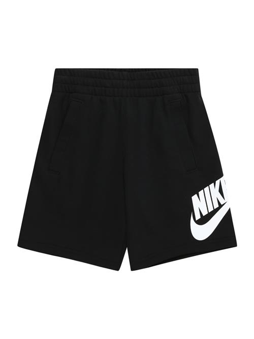 Nike Sportswear Bukser 'Club Fleece'  sort / hvid