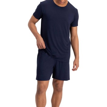 Bamboo basics Bamboo Basics Nolan PJ Set Navy viskose X-Large Herre