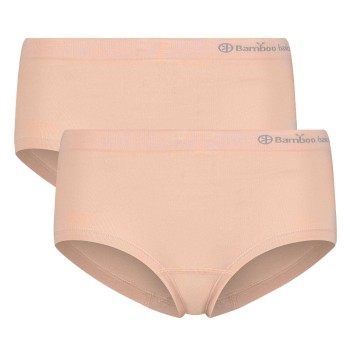 Bamboo basics Trusser 2P Sophie Seamless Hipster Rosa Large Dame