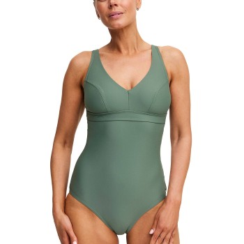 Swegmark Sorrento Excellent Swimsuit Oliven D/E 50 Dame