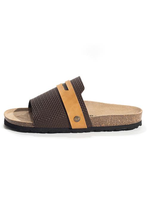 Bayton Pantoletter 'GAUGUIN'  beige / brun / gul / sort