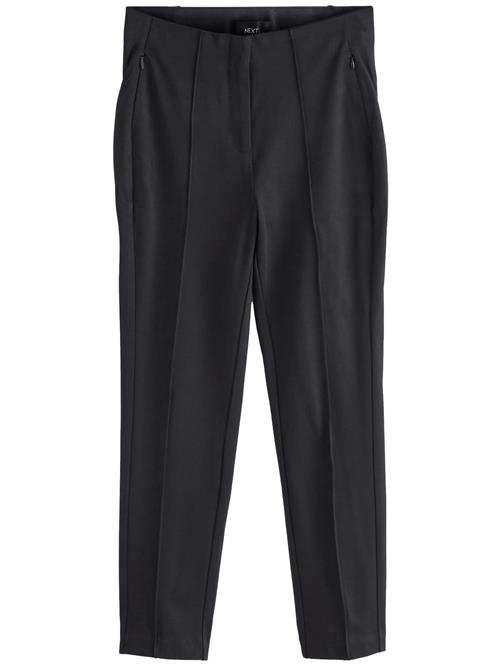 Next Bukser med lægfolder  sort