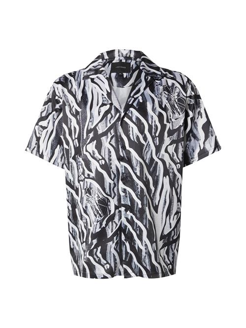 Carlo Colucci Skjorte  natblå / sort / hvid