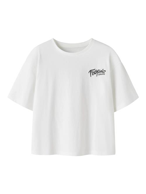 NAME IT T-shirt Haima Bright White Tropic Haven