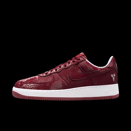 Kobe Air Force 1 Low "Lower Merion High: Away"-sko til mænd - rød