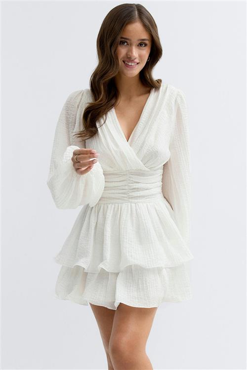 Gina Tricot - Mini dress - korte kjoler - Hvid - 34 - Dame