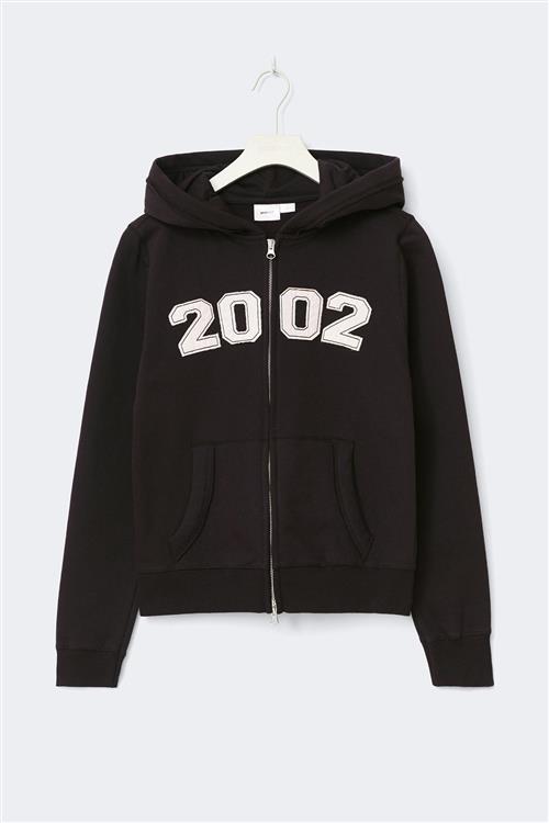 Gina Tricot - 14+ 2 way zip hoodie - Trøjer - Brun - M - Dame