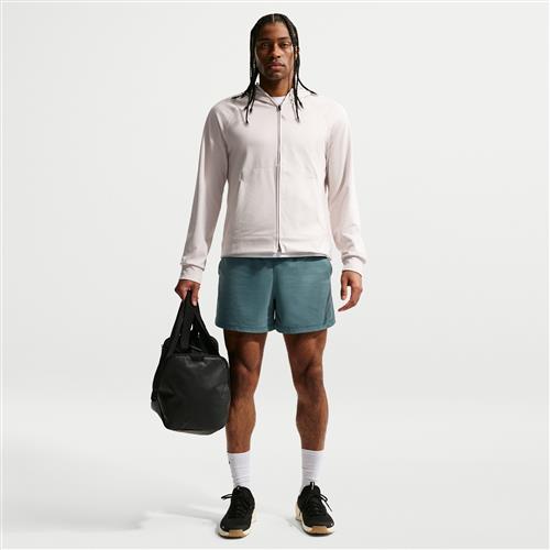 Maskinstrikkede Nike N.A.C. Dri-FIT-træningsshorts (13 cm) til mænd - grå