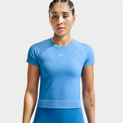 Nike Pro Seamless Dri-FIT-T-shirt til kvinder - blå