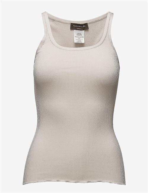 Rosemunde | Rwbelle Silk U-Neck Strap Elastic Top | XL