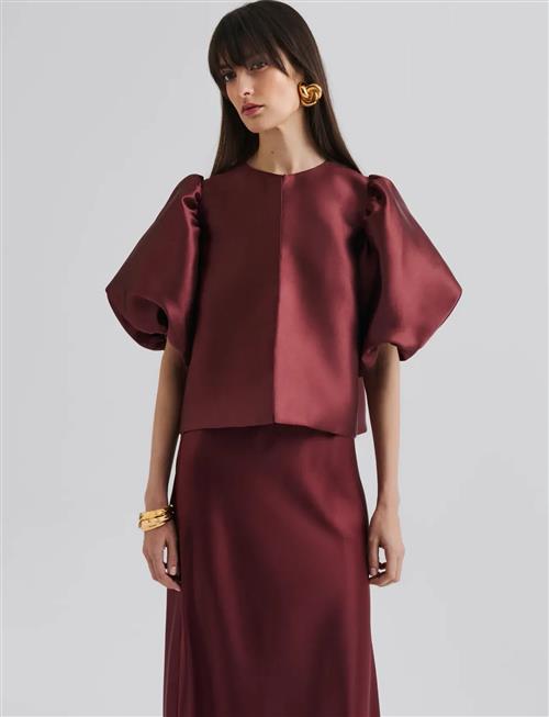 Malina | Cleo Pouf Sleeve Blouse | L