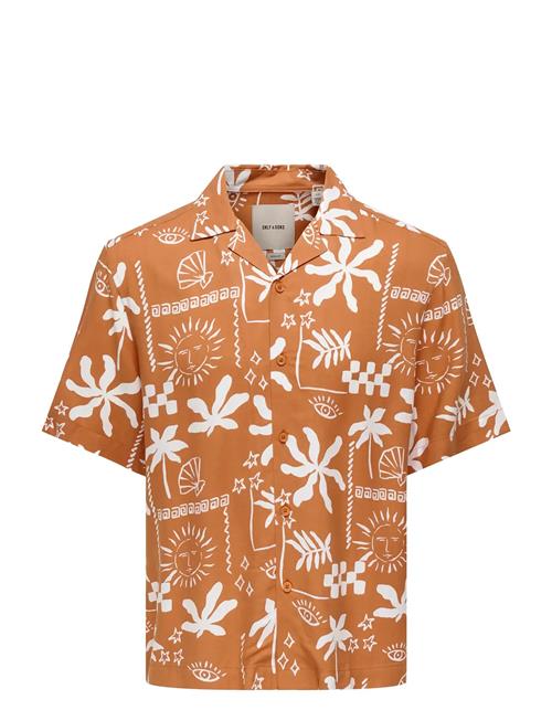 ONLY & SONS | Onsdash Life Reg Aop Ss 001 Resort Shirt | XL
