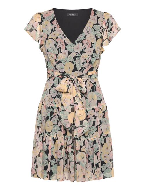 Lauren Ralph Lauren | Floral Belted Georgette Tiered Dress | 40