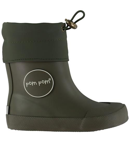 Pom Pom Gummistøvler - Ivy Green