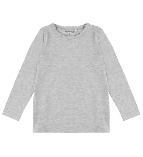 Minymo Bluse - MediumGreymelange