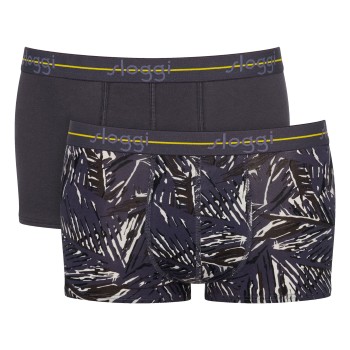 Sloggi 2P For Men Start Hip Gråmelerad bomuld X-Large Herre
