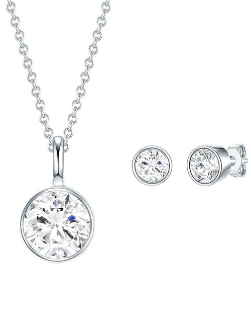 Rafaela Donata Smykkesæt  sølv / transparent