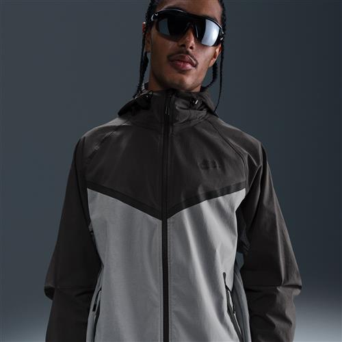 Vævet Nike Tech-jakke til mænd - grå