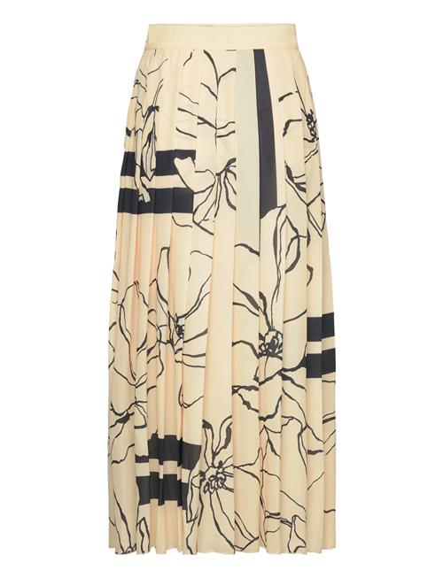 GANT | Line Drawing Pleated Skirt | 38