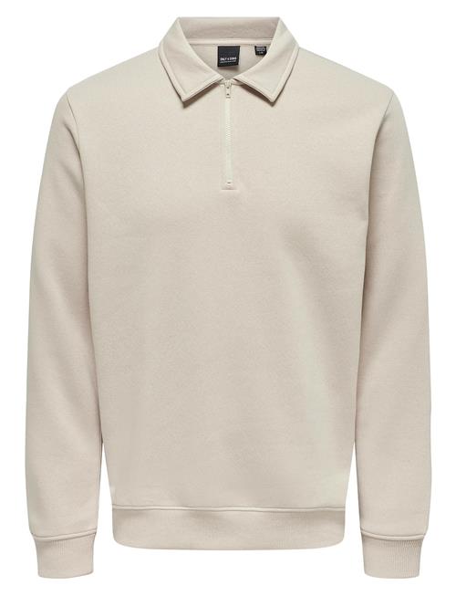 ONLY & SONS | Onsceres 1/4 Zip Sweat Polo | M
