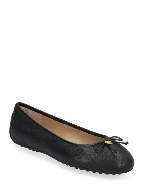 Lauren Ralph Lauren | Jayna Pebbled Leather Driver Flat | 38