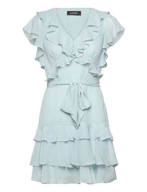 Lauren Ralph Lauren | Ruffle-Trim Crinkle Georgette Dress | 42
