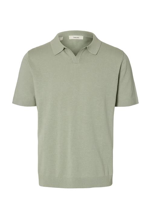Selected | Slhmattis Ss Linen Blend Open Polo Noos | L