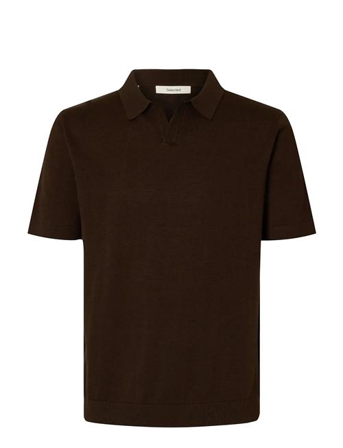 Selected | Slhmattis Ss Linen Blend Open Polo Noos | XL