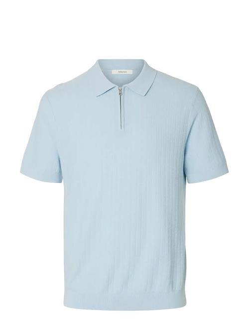 Selected | Slmcran Ss Knit Structure Zip Polo Noos | XXL