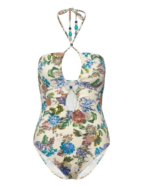 Malina | Idalia Bandeau Cut Out Swimsuit | S