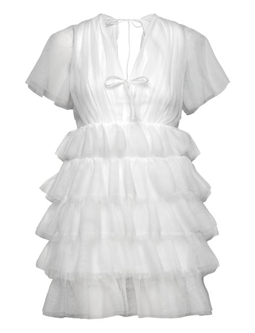 Bubbleroom | Deep V-Neck Tulle Dress | 38