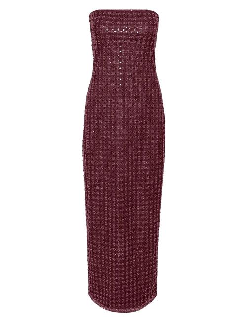 ROTATE | Beaded Maxi Tube Dress | 36