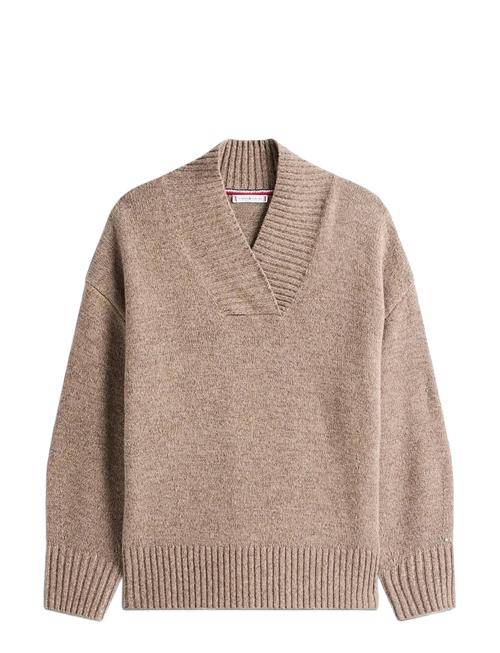 Tommy Hilfiger | Marl Wool Blend Shawl-Nk Ls Swt | S/M