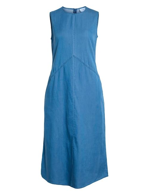 Vila | Vibista Denim S/L Midi Dress / Ls | 40