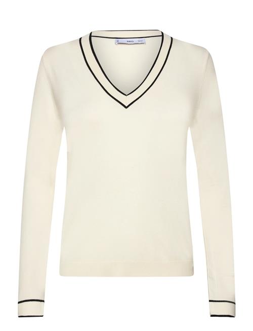 Mango | Contrasting V-Neck Sweater | S