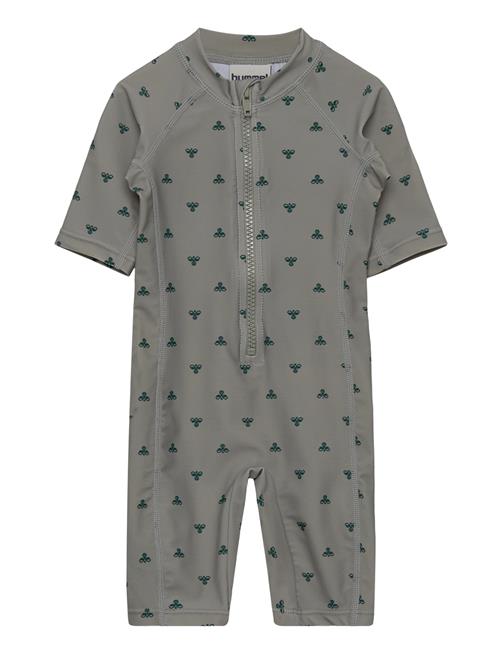 Hummel | Hmlmini Bee Aop Swimsuit 3/4 Sl | 104