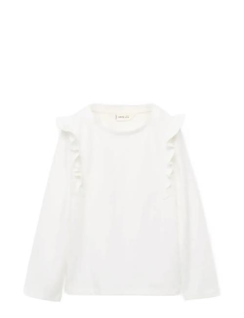 Mango | Frills Cotton T-Shirt | 3-4
