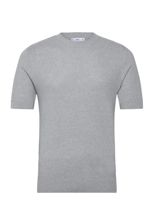 Mango | Ribbed  Knit T-Shirt | M