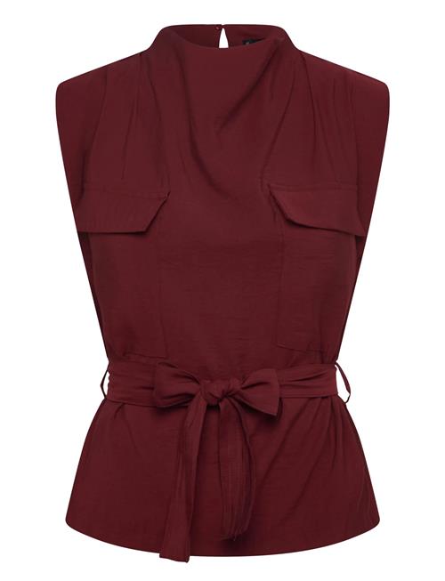 Mango | Blouse With Draped Neck And Belt | S