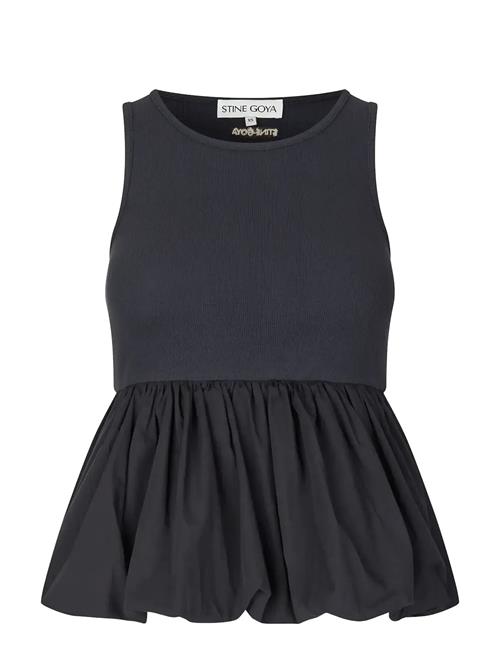 STINE GOYA | Rib / Light Cotton, Sleeveless Balloon Top | M