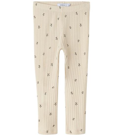 Name It Leggings - Rib - NmfBessa - Buttercream
