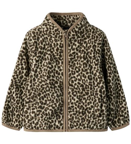 Name It Fleecejakke - NmfMeeko - Peyote m. Leopard