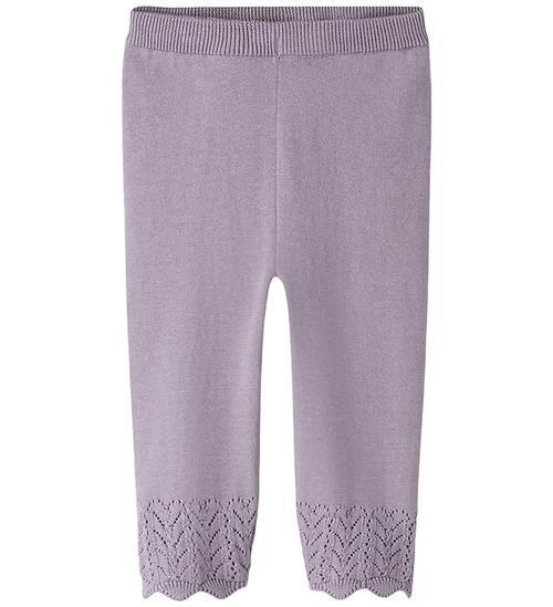 Name It Bukser - Strik - NbfBrit - Lavender Gray