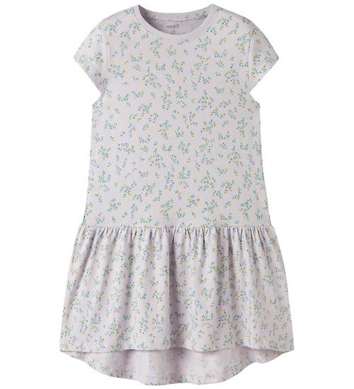 Name It Kjole - NkfVigga - Lavender Fog/Little Flower