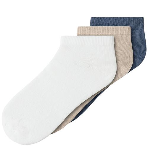 Name It Strømper - 3-pak - NkmValde - Chateau Gray/Vintage Indig