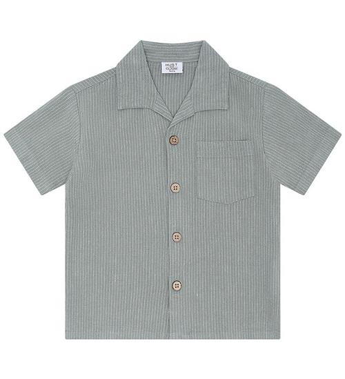 Hust and Claire Skjorte - Bomuld/Hør - Rasser - Iceberg