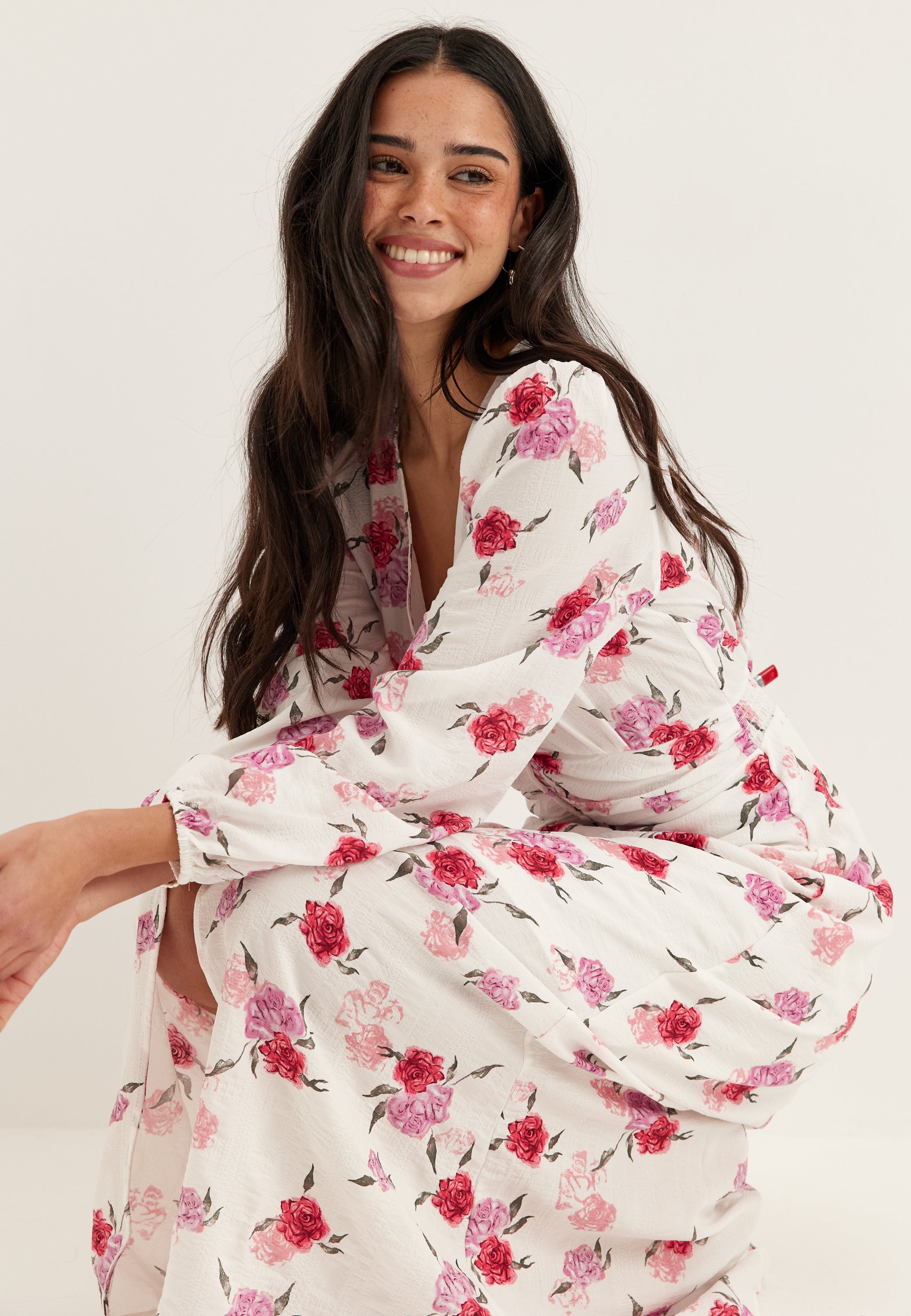 VERO MODA Vmlisa Ls V-neck Long Dress