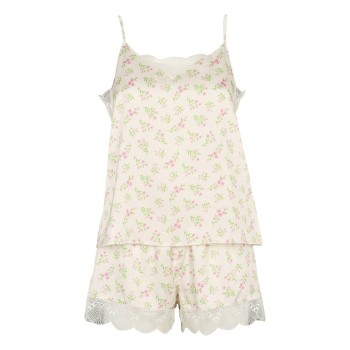 Missya Carla Night Set Lyserosa polyester Small Dame